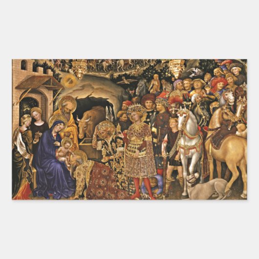 アドラツィオーネデイマギ 長方形シール (正面)