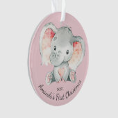 アドラブルエレファントガールズ初めてのクリスマスオーナメント オーナメント (正面)