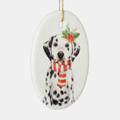 アドラブルダルマティアンパピーファーストホリデーオーナメント セラミックオーナメント (右)
