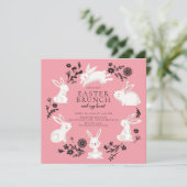 アドラブルバニーパーティー&エッグ狩りイースターブランチ 招待状 (スタンド正面)