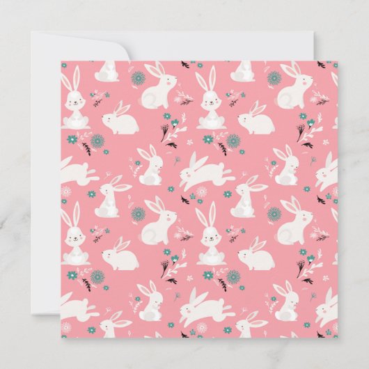 アドラブルバニーパーティー&エッグ狩りイースターブランチ 招待状 (裏面)