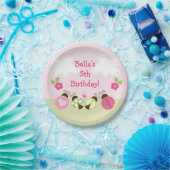 アドラブルラディバグ&フラワーズ紙プレート ペーパープレート (パーティー)