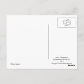 アドラープラネタリウム葉書ランドソムアートシカゴ ポストカード (裏面)