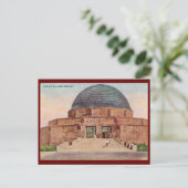 アドラープラネタリウム,シカゴ1933ヴィンテージ ポストカード (スタンド正面)