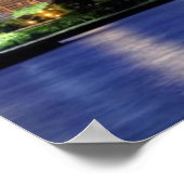 アドラー・プラネタリウムのシカゴのスカイライン ポスター (角)