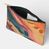 アドリアナの水彩夕日 アクセサリーポーチ (見開き)