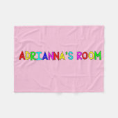 アドリアナズルーム フリースブランケット (正面(横))