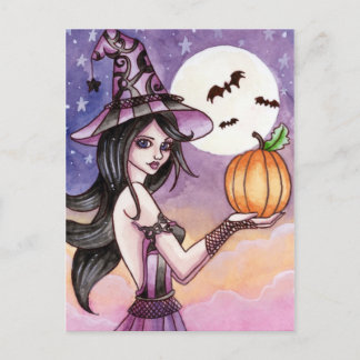 アドリアナ – ハロウィーン魔女はがき ポストカード