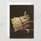 アドリアンコートスチルライフオブアスパラガス 招待状 (正面/裏面)