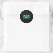 アドリアン ミシガン州 州間高速道路 旅行 お土産 ラウンドシール (バッグ)