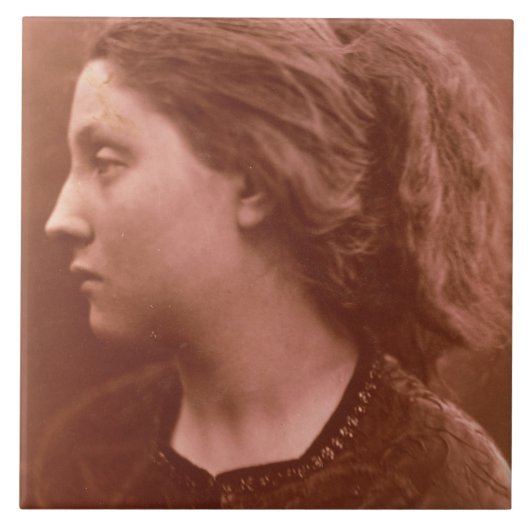 アドリアーナ(セピア色の写真) タイル (正面)