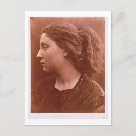 アドリアーナ(セピア色の写真) ポストカード (正面)