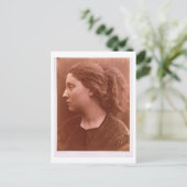 アドリアーナ(セピア色の写真) ポストカード (スタンド正面)