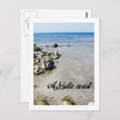 アドリア海沿岸 ポストカード (正面/裏面)