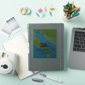 アドリア海 フライトマップ シール (iPadカバー)