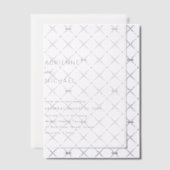 アドリシンプルンモダン結婚ヌ ベラム紙招待状 (オフセット (招待状))