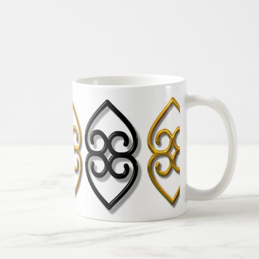 アドリンカ – 地球 コーヒーマグカップ (右)