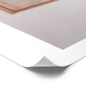 アドリ航海のア海のミニチュア地図， 1624 (parc) ポスター (角)