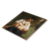 アドルファスの子供と10代のウィリアム・ブーゲロー タイル (側面)