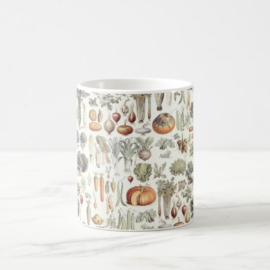 アドルフィミロベジタブルパターンコーヒーマグ コーヒーマグカップ (中央)
