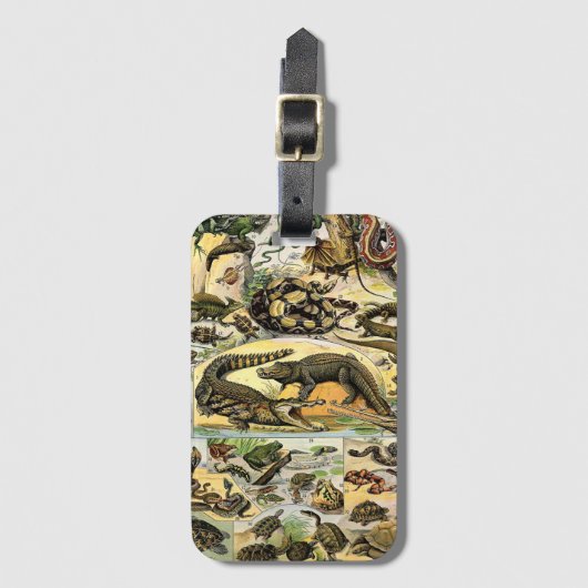 アドルフィミロレピータイル1ラゲッジタグ ラゲッジタグ (正面縦)