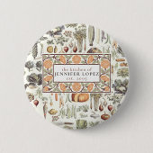 アドルフィミロ野菜パターン 缶バッジ (正面)