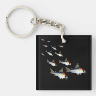 アドルフォイコリドーラスナマズ水族館魚タンクアート キーホルダー