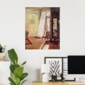 アドルフフォンメンツェルバルコニールーム ポスター (ホームオフィス)