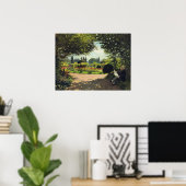 アドルフ読モネの庭 – クロード・モネ ポスター (ホームオフィス)