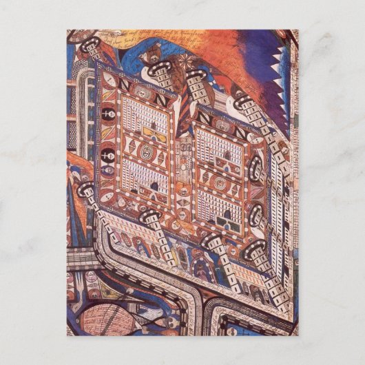 アドルフ・ウォルフリのイーレン・アンスタルト・バンドヘイン（1910年） ポストカード (正面)