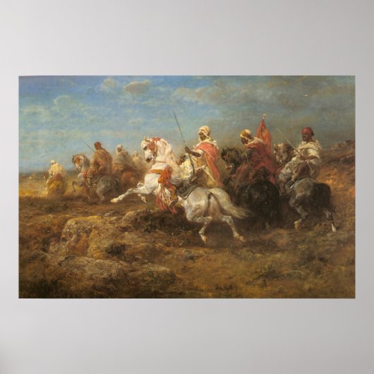 アドルフ・シュレイエ・アラビア・パトロール ポスター (正面)