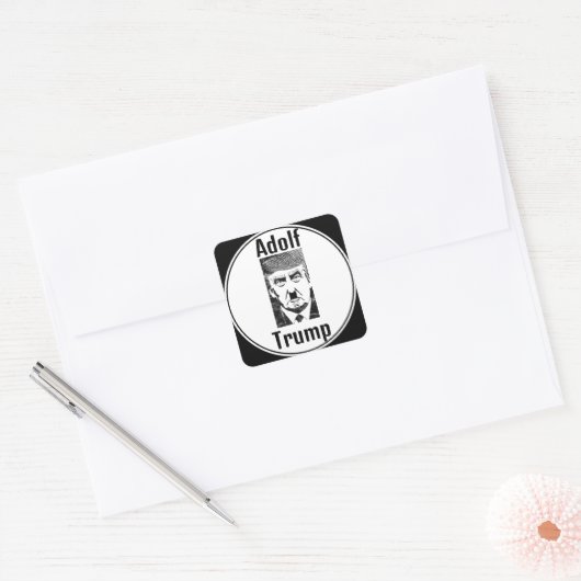 アドルフ・トランプ・ステッカー スクエアシール (封筒)