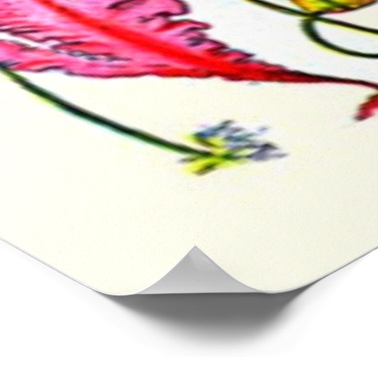 アドルフ・ミロ～海藻 ポスター (角)