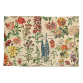 アドルフMillot著ヴィンテージの花 枕カバー (裏面)