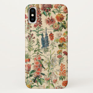 アドルフMillot著ヴィンテージの花 iPhone X ケース