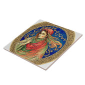 アドル伝統的ス陶磁芸術no 8 タイル (側面)