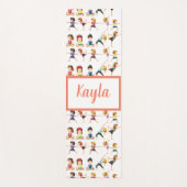 アドレイブルカスタムキッズがエクササイズ ヨガマット (正面)