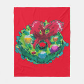 アドレカラフルントリース フリースブランケット (正面)