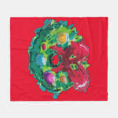 アドレカラフルントリース フリースブランケット (正面(横))