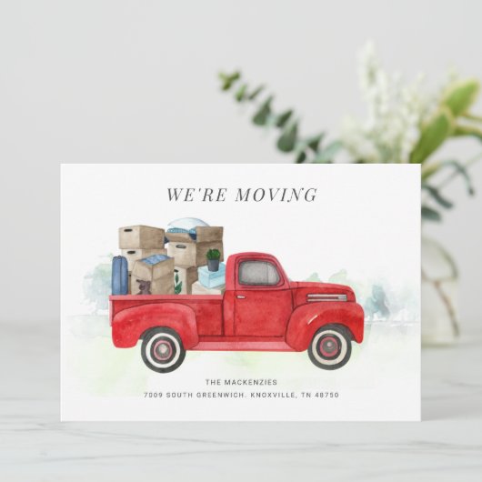 アドレスのヴィンテージレッドトラックの変更を移動 (スタンド正面)