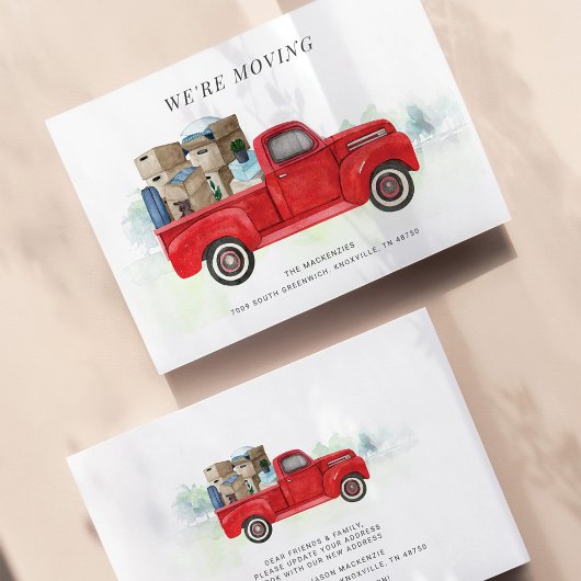 アドレスのヴィンテージレッドトラックの変更を移動