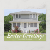 アドレスの任意の文字変更イースター2写真の移動 案内ポストカード (正面)