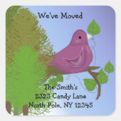 アドレスの変更の小当たり スクエアシール (正面)