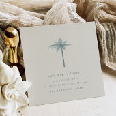 アドレスの移動の沿岸ココナッツヤシの変化 案内状