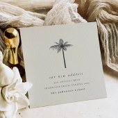 アドレスの移動の沿岸ココナッツヤシの変化 案内状
