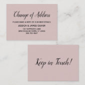 アドレスエレガントミニマルダスティバラカードの変更 エンクロージャーカード (正面/裏面)