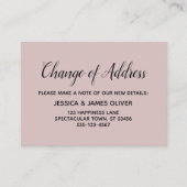 アドレスエレガントミニマルダスティバラカードの変更 エンクロージャーカード (正面)