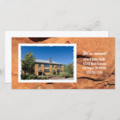 アドレスカスタムの写真カードの変更 案内状 (正面/裏面)