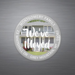 アドレスカスタムマグネットの写真引っ越しました変更 マグネット