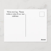 アドレスカードのビープ音による変更 ポストカード (裏面)